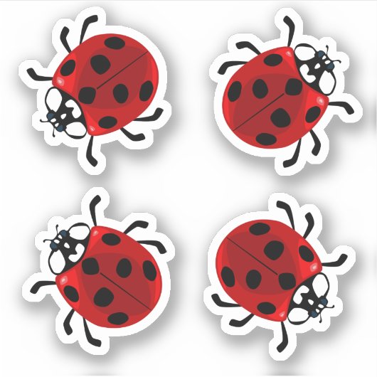 Stickers de vinyle de Ladybug (Devant)