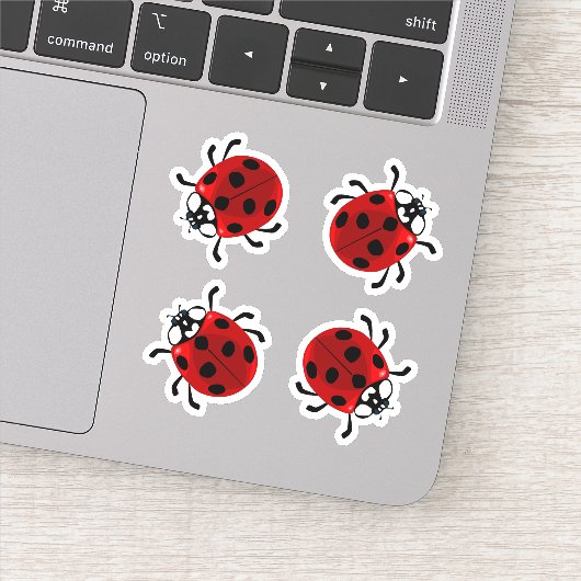 Stickers de vinyle de Ladybug (Détail)