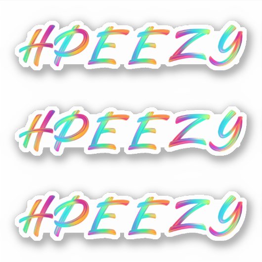 Stickers de vinyle HPEEZY (Devant)