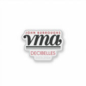 Stickers de vinyle personnalisé JBHS VMA avec anné (Devant)
