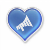 Stickers de vinyle sur mesure de 8 po x 8 po (Devant)