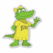 Stickers de vinyle sur mesure de 8 po x 8 po (Devant)