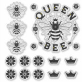 Stickers de vinyle transparent Queen Bee (Devant)