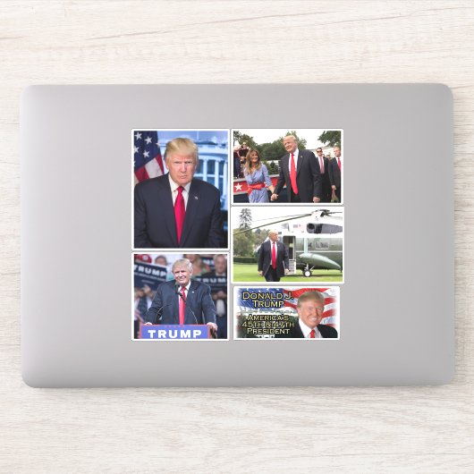 Stickers de vinyle Trump 2024 Donald Trump Photo D (Ordinateur)