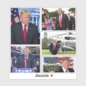Stickers de vinyle Trump 2024 Donald Trump Photo D (Feuille)