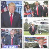 Stickers de vinyle Trump 2024 Donald Trump Photo D (Devant)