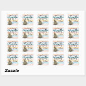 Stickers de voeux de Pâques (Feuille)