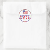 Stickers de vote Red White and Blue American Flag (Sac)