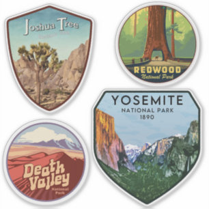 Stickers de voyage de style Vintage des États-Unis