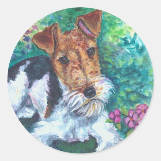 Stickers de Wire Fox Terrier (Devant)