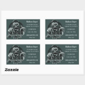 stickers DEADMONTON texte personnalisé (Feuille)