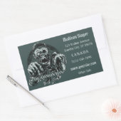 stickers DEADMONTON texte personnalisé (Enveloppe)