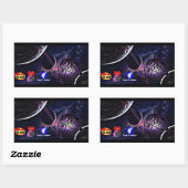 Stickers débranchés Détroit espace (Feuille)