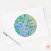 Stickers Décor Personnalisé Art Fleur Jardin (Enveloppe)