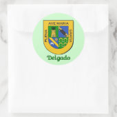 Stickers Delgado Family Shield (Sac)