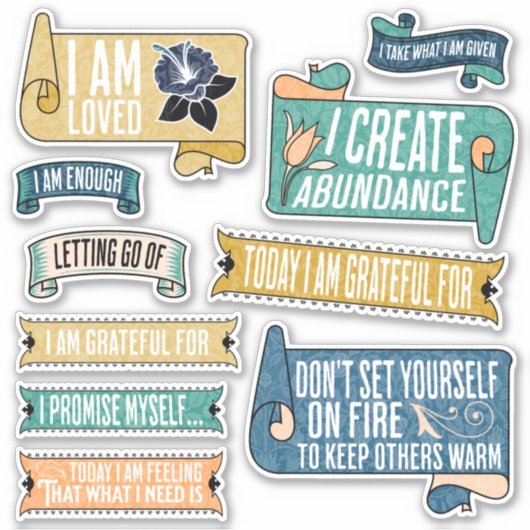 Stickers Demande de journalisation (Vert et Bleu) (Devant)