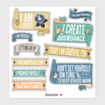 Stickers Demande de journalisation (Vert et Bleu)