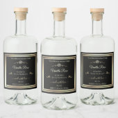 Stickers d'emballage de produits Black Étiquette G (Bouteilles)