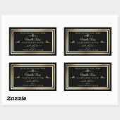 Stickers d'emballage de produits Black Étiquette G (Feuille)