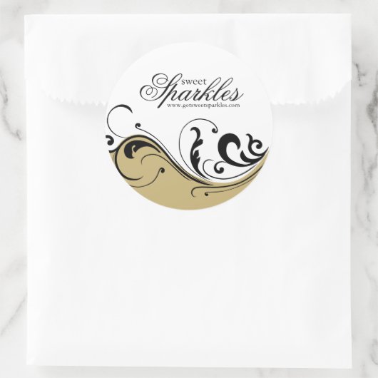 Stickers d'emballage élégant (Sac)