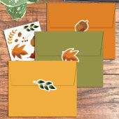 Stickers d'embellissement botanique d'automne