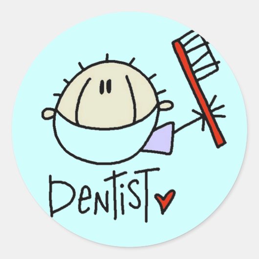 Stickers Dentiste Homme (Devant)