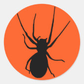 Stickers Déplaisant orange noir (Devant)