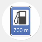 Stickers des panneaux de signalisation routière de (Devant)