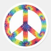 Stickers des signes de paix - Rainbow Hippie Desig (Devant)