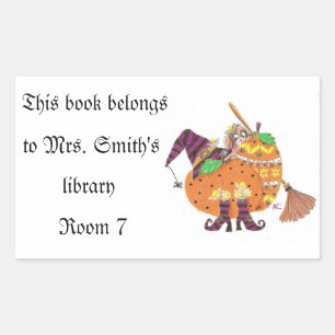 stickers design Halloween 2013 bibliothèque.