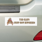Stickers design Mariage occidental (En voiture)