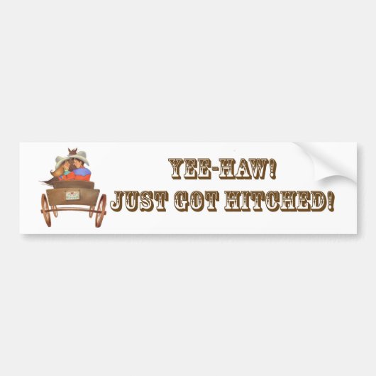 Stickers design Mariage occidental (Devant)