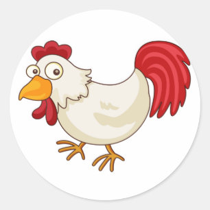 Stickers Dessin au poulet