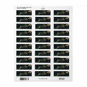 Stickers d'étiquette de retour Dark & Moody (Feuille entière)