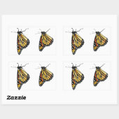 Stickers deux monarques accrocheurs (Feuille)