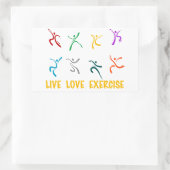 Stickers d'exercice Live Love (Sac)