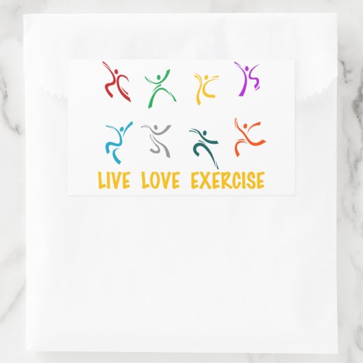 Stickers d'exercice Live Love (Sac)