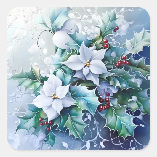 Stickers d'hiver bleu (Devant)