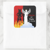 Stickers Diable Naughty ou Nice Angel (Sac)