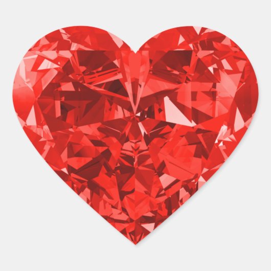 Stickers Diamant Rouge (Devant)