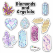 Stickers Diamonds et Crystals (Devant)