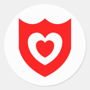 Stickers d'icône de jour d'amour (feuille)