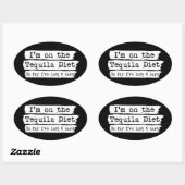Stickers Diet Tequila (Feuille)