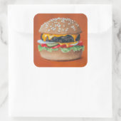 stickers d'illustration Hamburger (Sac)