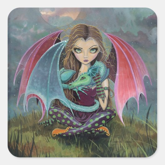 Stickers d'Imaginaire gothique Fairy Dragon (Devant)