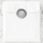 Stickers d'impression de sceau de cire d'argent Mo (Sac)