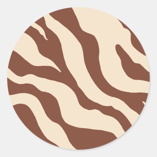 Stickers d'impression Zebra (Devant)