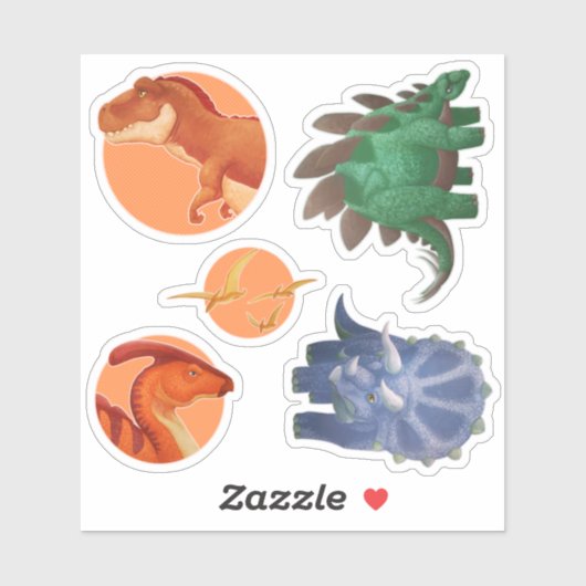 Stickers Dino (Feuille)
