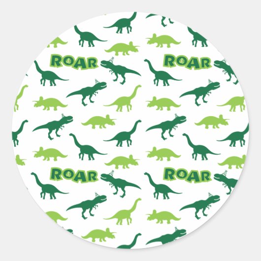 Stickers Dinosaur Roar (Devant)