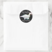 Stickers Dinosaure Blanc Arboré (Sac)